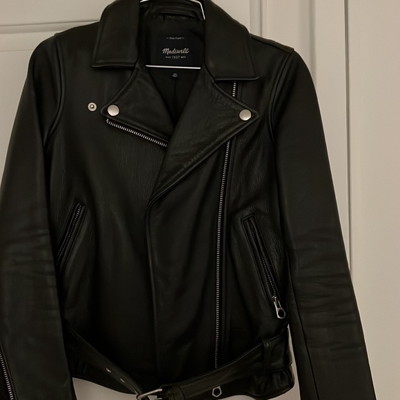 Madewell Ultimate Leather Motorcycle Jacket - Picture 3 of 13